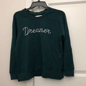 Deep Green spiritual gangster DREAMER sweatshirt